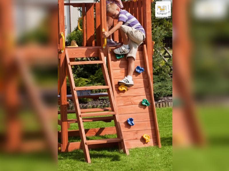 FUNGOO JOY Move+ Step On Free Time / NADELHOLZ teak impr.