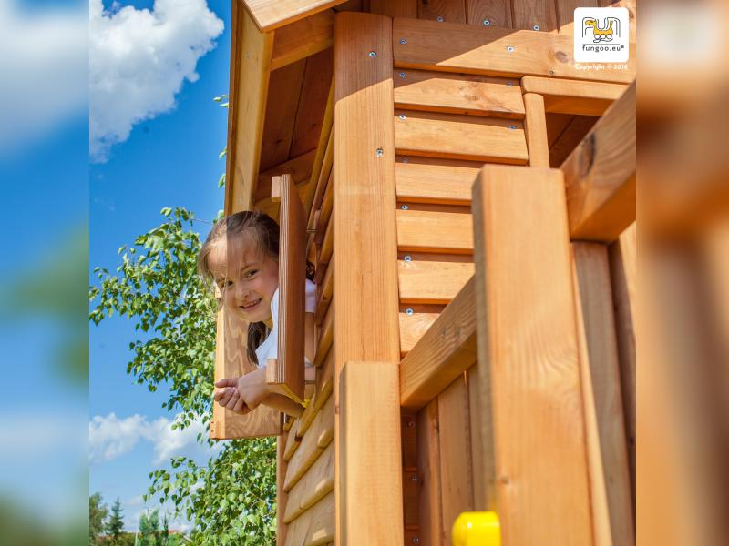 FUNGOO MAXI SET PLAY BOX (My_SIDE FORTRESS Toybox Rainbow Move+) / NADELHOLZ teak impr.