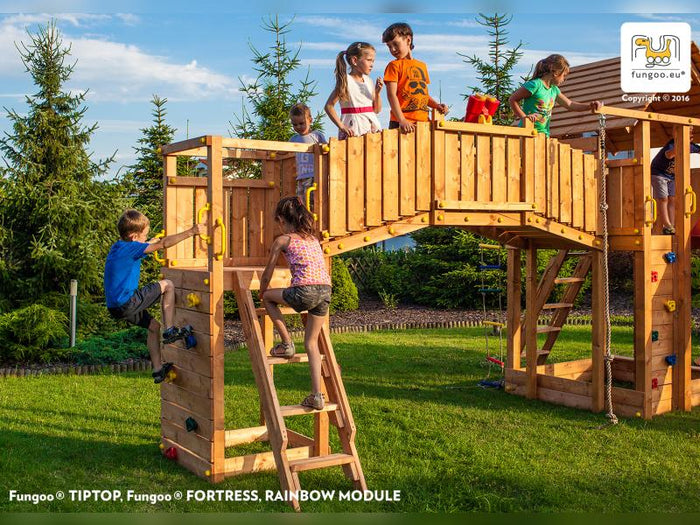 FUNGOO MODULE RAINBOW (Brücke) / NADELHOLZ teak impr.