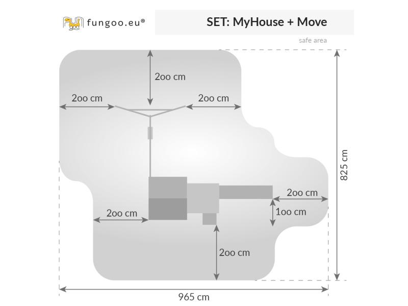 FUNGOO My HOUSE Move+ / NADELHOLZ teak impr.