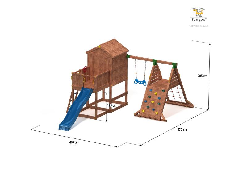 FUNGOO My HOUSE Spider+ / NADELHOLZ teak impr.