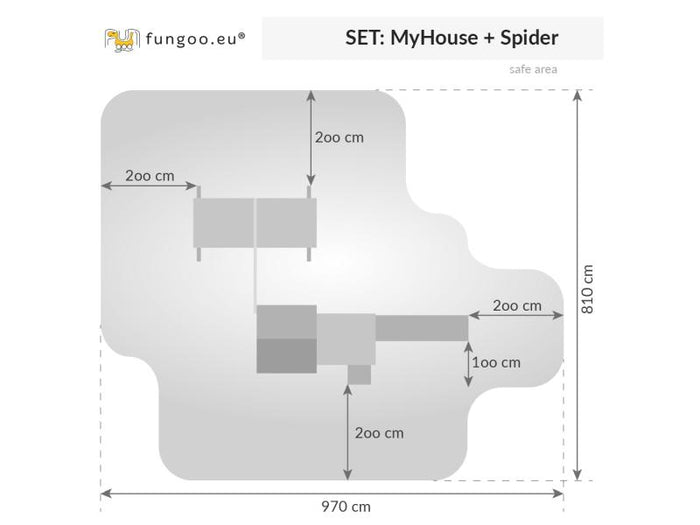 FUNGOO My HOUSE Spider+ / NADELHOLZ teak impr.