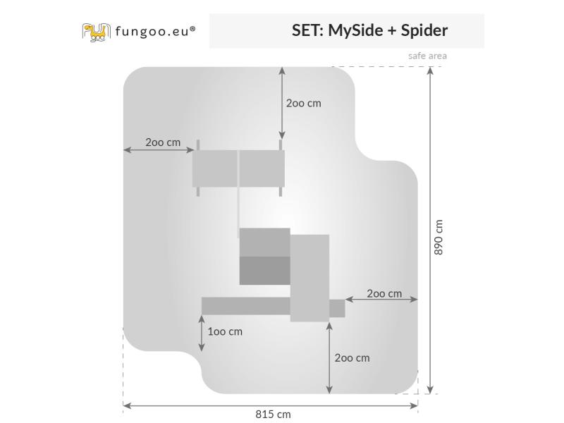 FUNGOO My SIDE Spider+ / NADELHOLZ teak impr.