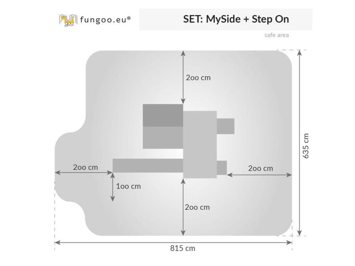 FUNGOO My SIDE Step On / NADELHOLZ teak impr.