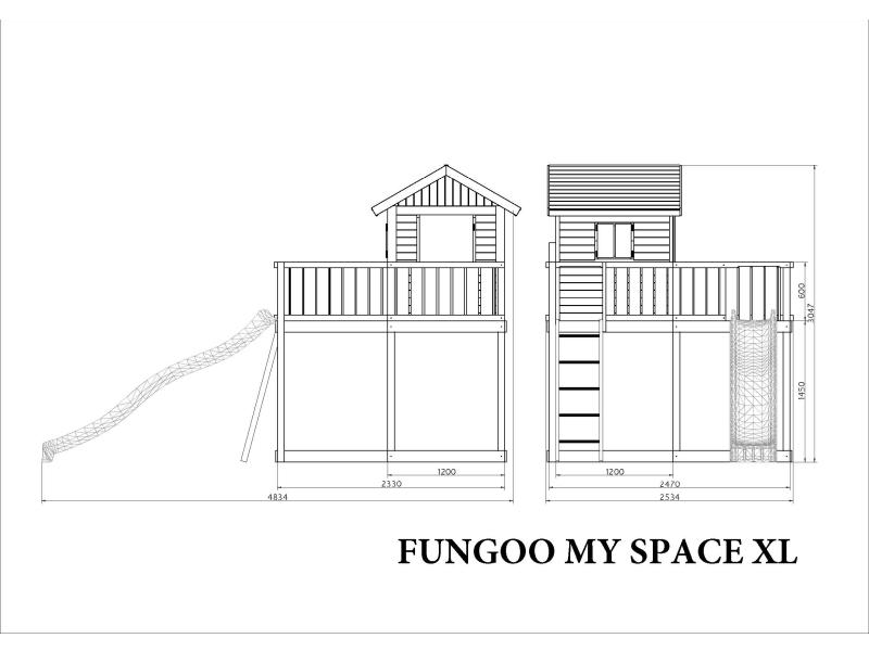 FUNGOO My SPACE XL / NADELHOLZ teak impr.