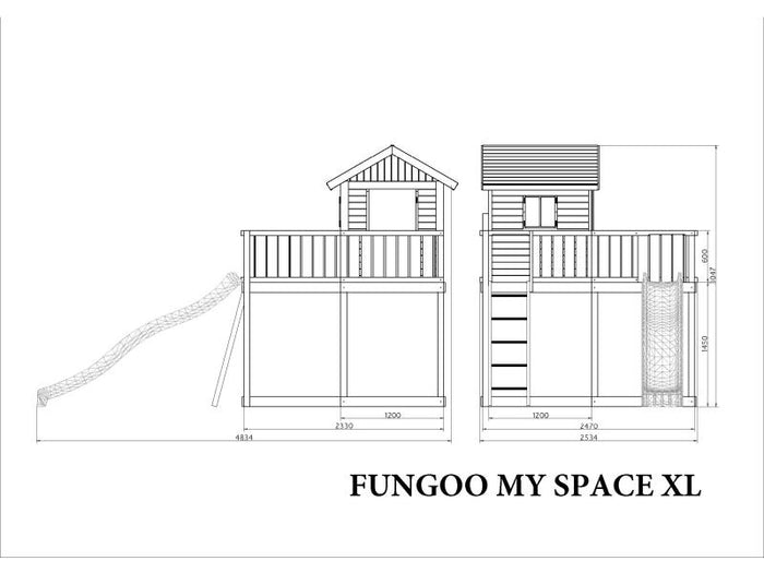 FUNGOO My SPACE XL / NADELHOLZ teak impr.