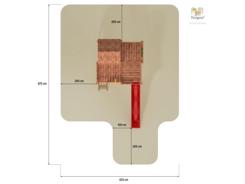 FUNGOO My SPACE XL / NADELHOLZ teak impr.