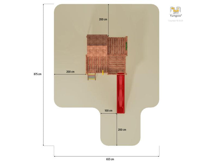 FUNGOO My SPACE XL / NADELHOLZ teak impr.