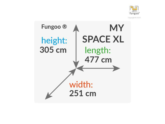FUNGOO My SPACE XL / NADELHOLZ teak impr.