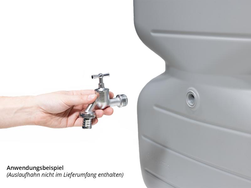 Garantia Regentonne Cubus 1000 Liter, betongrau