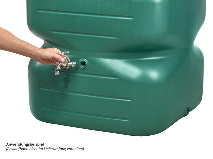 Garantia Regentonne Cubus 1000 Liter, dunkelgrün