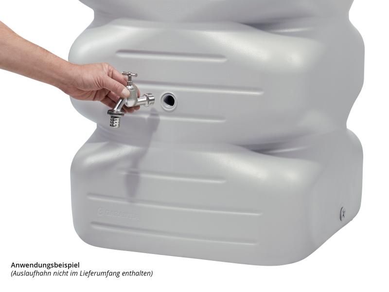 Garantia Regentonne Cubus 340 Liter, betongrau