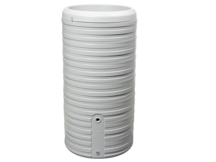 Garantia Regentonne Nordic 2in1, 300 Liter, steingrau, inkl. Pflanzschale