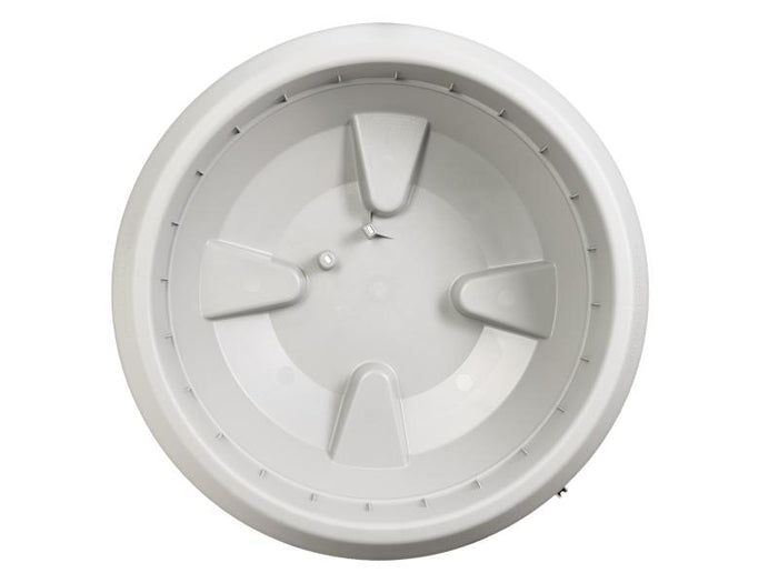 Garantia Regentonne Nordic 2in1, 300 Liter, steingrau, inkl. Pflanzschale