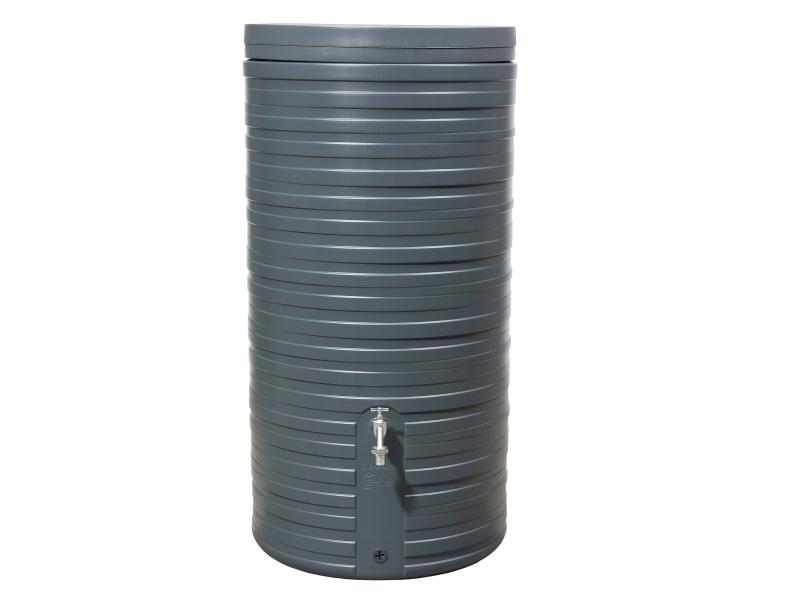 Garantia Regentonne Nordic, 300 Liter, graphit grey, inkl. Deckel