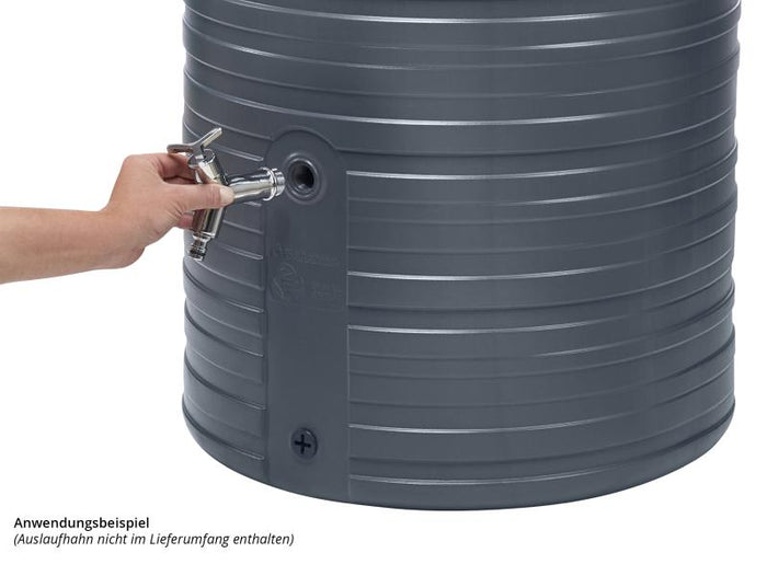 Garantia Regentonne Nordic, 500 Liter, graphit grey