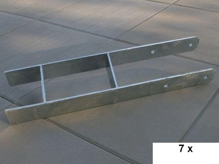 Gratis Karibu H-Pfostenanker 9 x 9 x 60 cm 7 Stück im Wert von 209,93 EUR