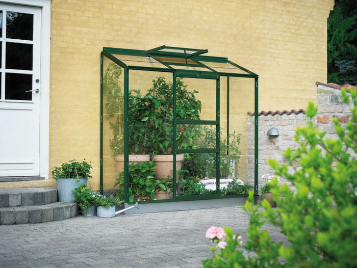 Halls Gewächshaus Altan 3 Grün Blankglas