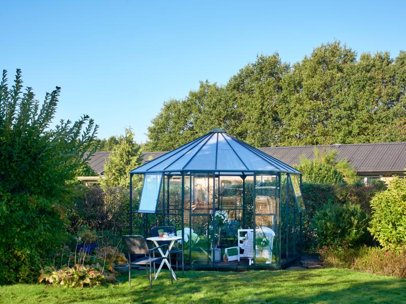 Halls Gewächshaus Atrium Grün Sicherheitsglas
