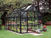 Halls Gewächshaus Magnum 128 Schwarz Sicherheitsglas