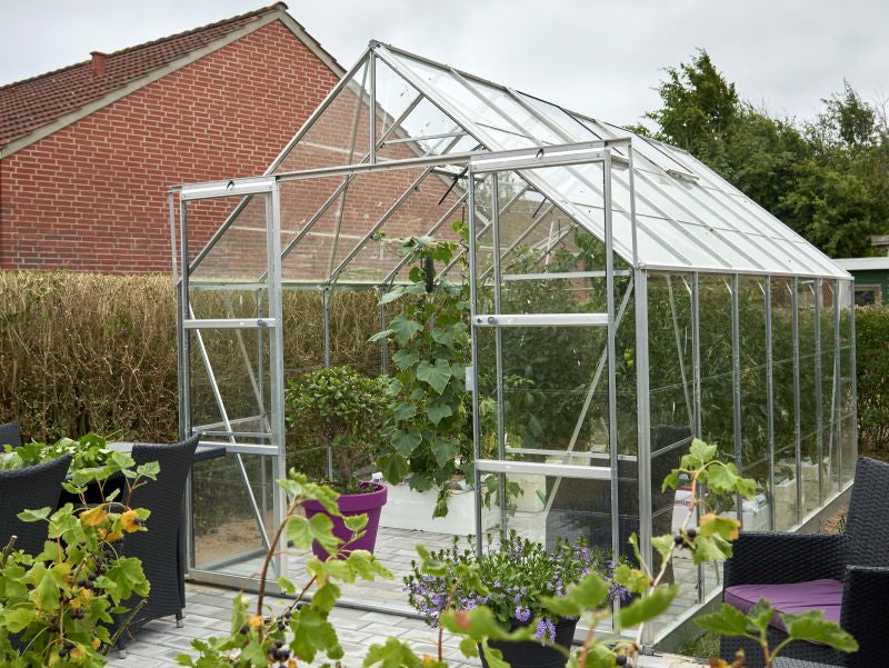 Halls Gewächshaus Magnum 148 Alu Sicherheitsglas