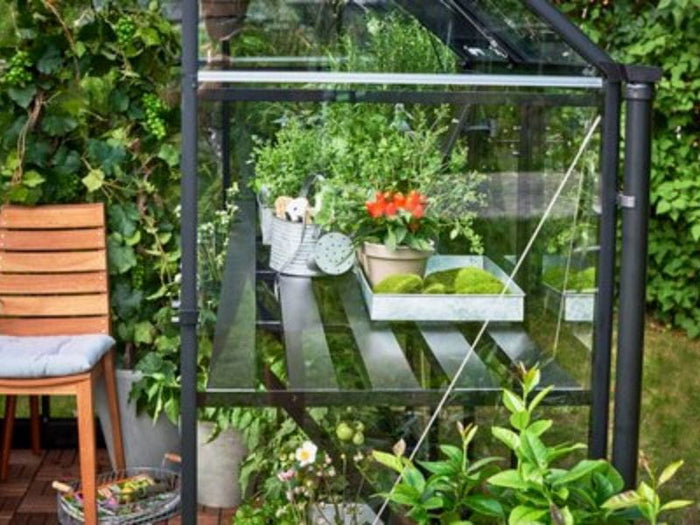 Halls Lamellen-Tisch - Qube 68 - schwarz - 4 Sektionen