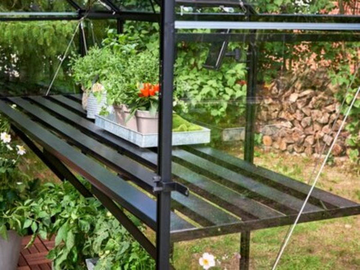 Halls Lamellen-Tisch - Qube 68 - schwarz - 4 Sektionen