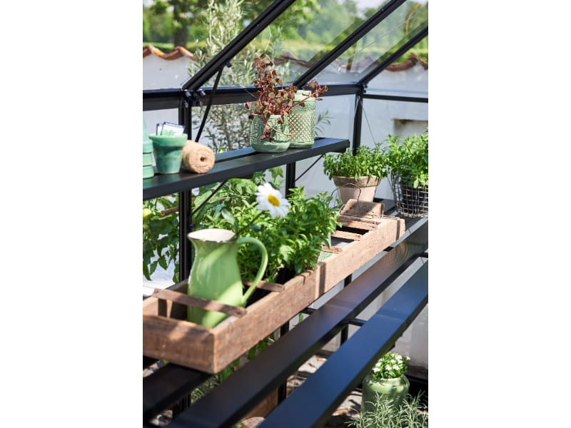 Halls Lamellen-Tisch - Qube 812 - schwarz - 6 Sektionen