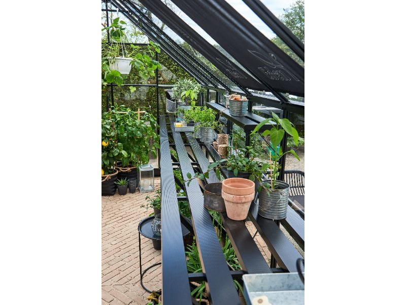 Halls Lamellen-Tisch - Qube 816 - schwarz - 8 Sektionen