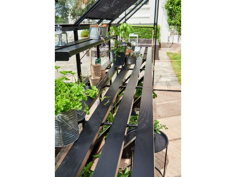 Halls Lamellen-Tisch - Qube 816 - schwarz - 8 Sektionen