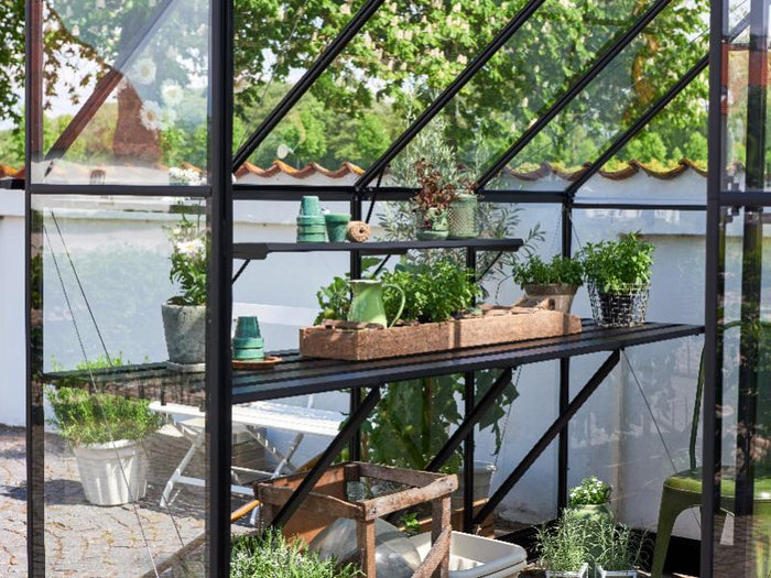 Halls Lamellen-Tisch - Qube 88 - schwarz - 4 Sektionen