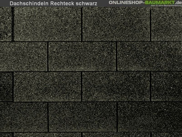 inkl. Wolff Schindeln Rechteck schwarz 7  Pakete