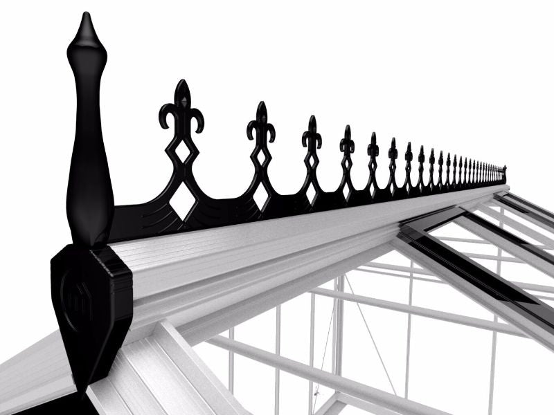 Juliana Dachfirstverzierung Orangerie 21,5 schwarz