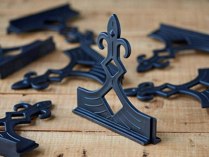 Juliana Dachfirstverzierung Premium 10,9 Kunststoff schwarz