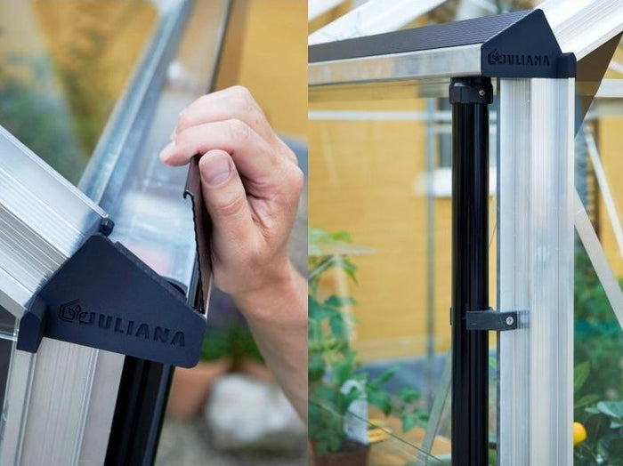 Juliana Gewächshaus Compact 5.0 Alu Sicherheitsglas