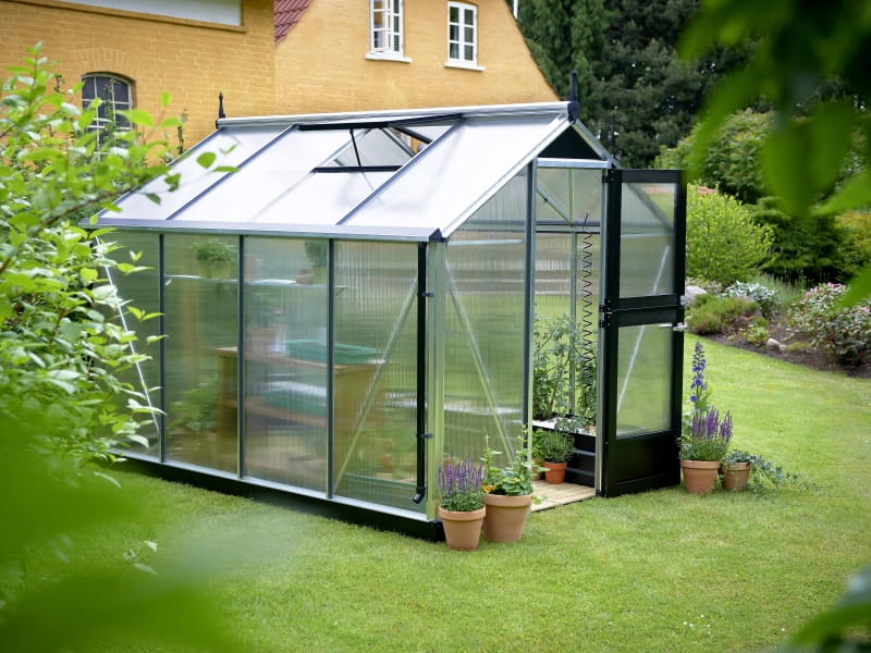 Juliana Gewächshaus Compact 6.6 Alu 10 mm Stegdoppelplatten