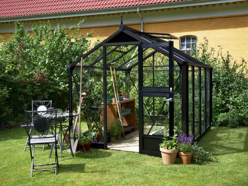 Juliana Gewächshaus Compact 6.6 Anthrazit, 3mm Sicherheitsglas