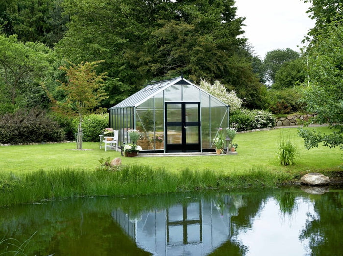 Juliana Gewächshaus Gärtner 21.4 Aluminium,10 mm Stegdoppelplatten