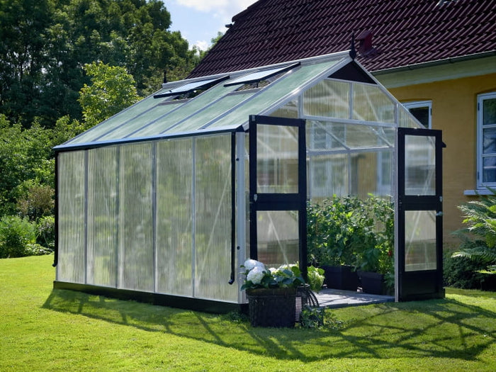 Juliana Gewächshaus Premium 10.9 Aluminium, Stegdoppelplatten 10 mm