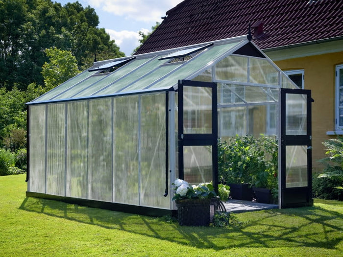 Juliana Gewächshaus Premium 13.0 Aluminium blank, Stegdoppelplatten 10 mm