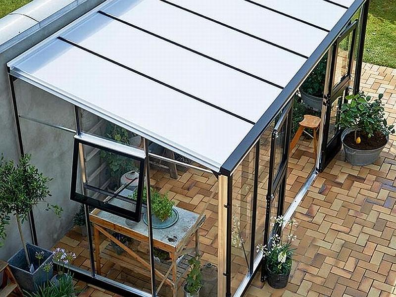 Juliana Gewächshaus Veranda 4.4 Alu Sicherheitsglas