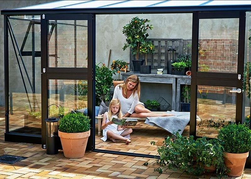 Juliana Gewächshaus Veranda 4.4 Alu Sicherheitsglas