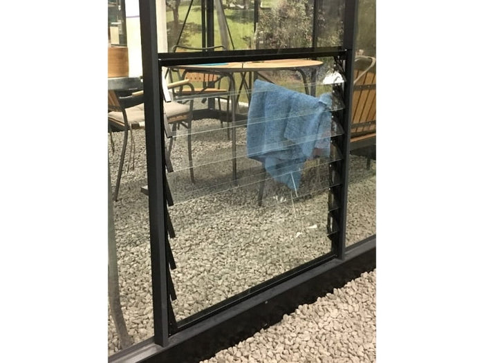 Juliana Lamellenlüfter inkl. Glas -  Compact- schwarz