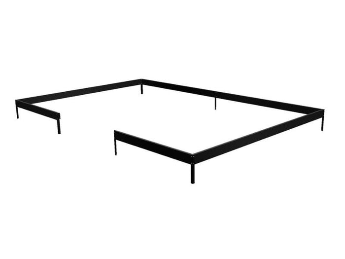 Juliana Stahl-Fundament für Gewächshaus Grand Oase 25,6 qm, schwarz
