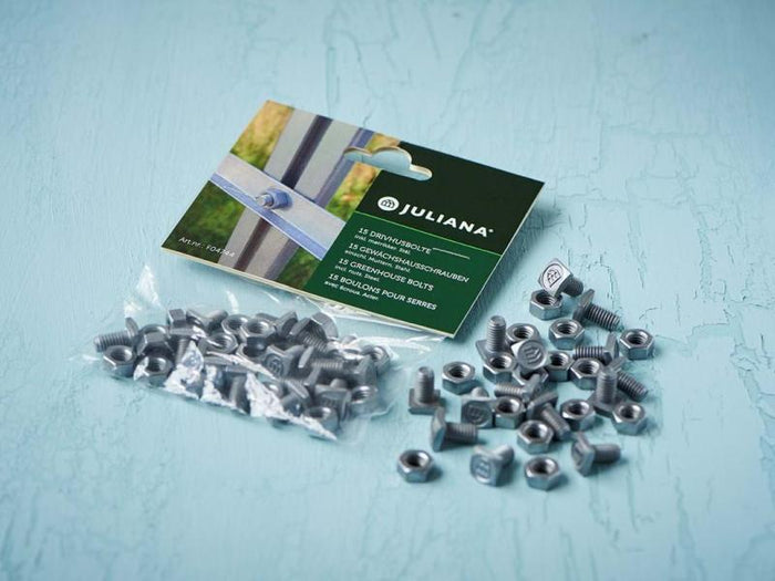 Juliana Standardschrauben aus Stahl, 15 Stück