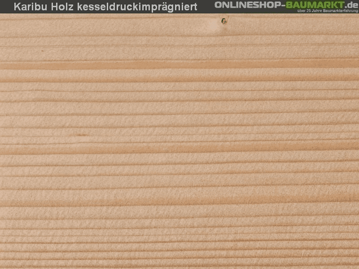 Karibu 4-Eck Pavillon Classic Holm 1 kdi Sparset inkl. Schindeln