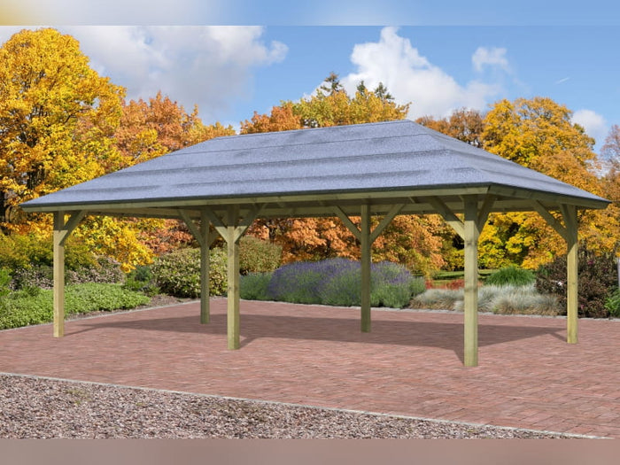 Karibu 4-Eck Pavillon Classic Holm 2 kdi