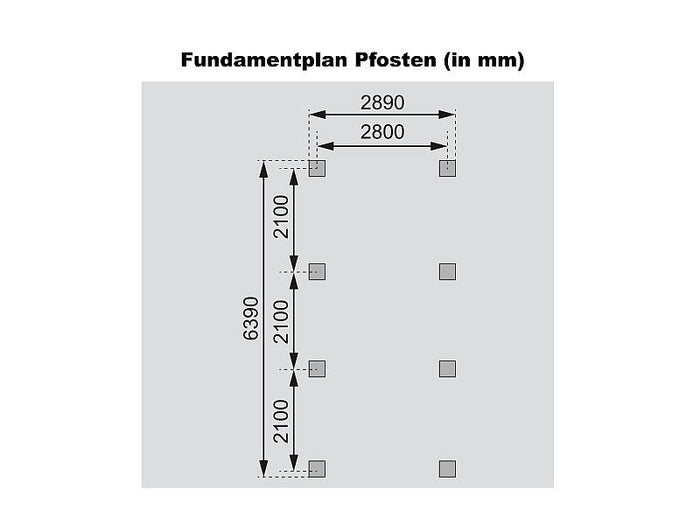 Karibu 4-Eck Pavillon Eco Perida 2