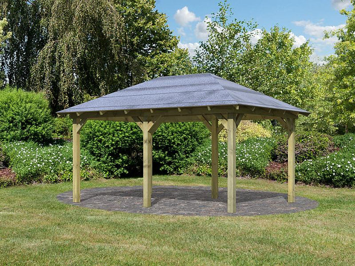 Karibu 4-Eck Pavillon Eco Perida