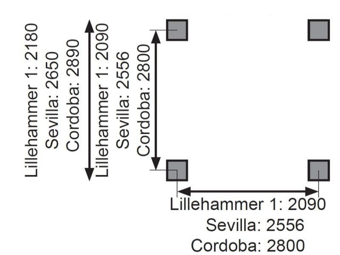 Karibu 4-Eck Pavillon Eco Sevilla Sparset inkl. Schindeln